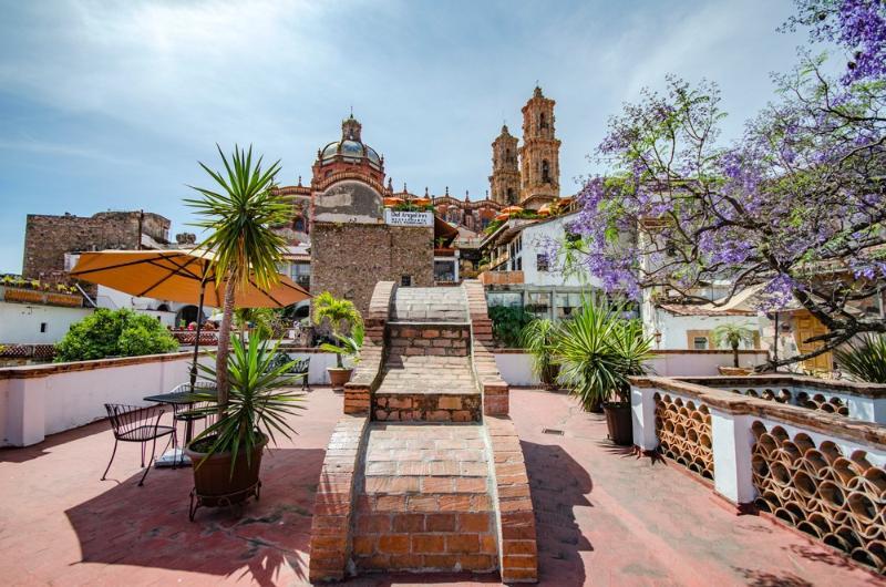Hotel Los Arcos Таско-де-Аларкон Екстер'єр фото